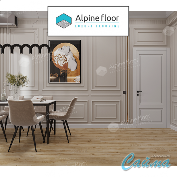 Ламинат Alpine Floor Aqua Life XL Дуб Лугано LF104-12