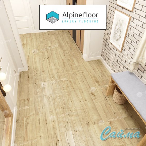 Ламинат Alpine Floor Aqua Life Дуб Эмпуриабрава LF103-06