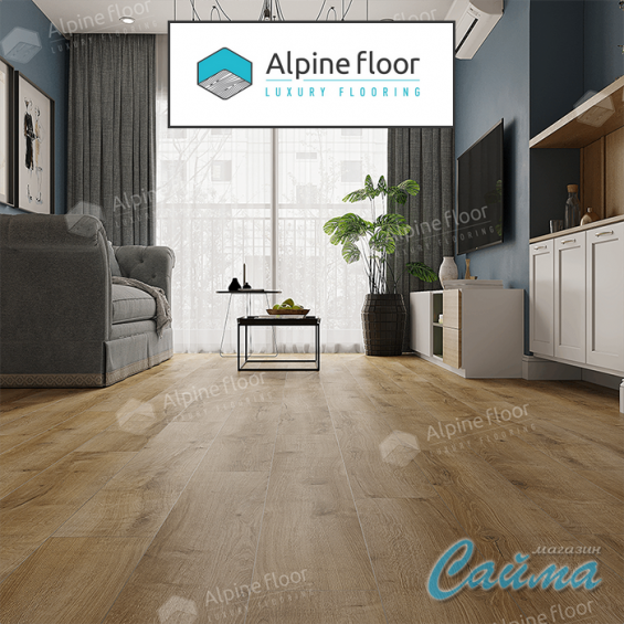 Ламинат Alpine Floor Aqua Life Дуб Бирмингем LF103-13