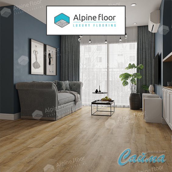 Ламинат Alpine Floor Aqua Life Дуб Бирмингем LF103-13