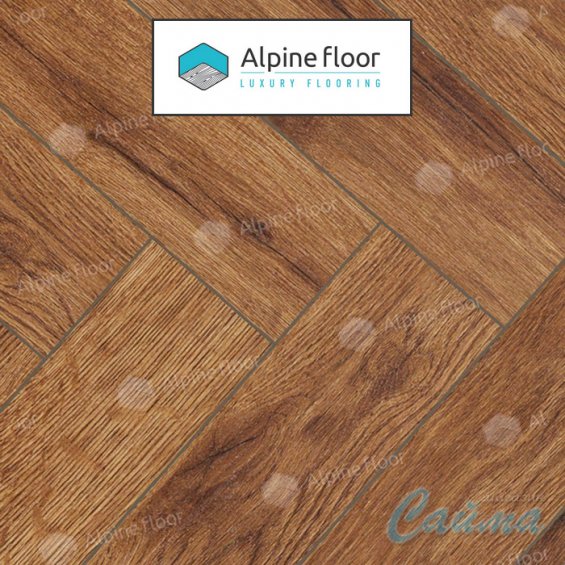 Ламинат Alpine Floor Herringbone 12 Дуб Калабрия LF105-09