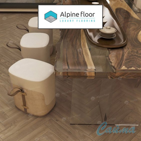 Ламинат Alpine Floor Herringbone 12 Дуб Калабрия LF105-09