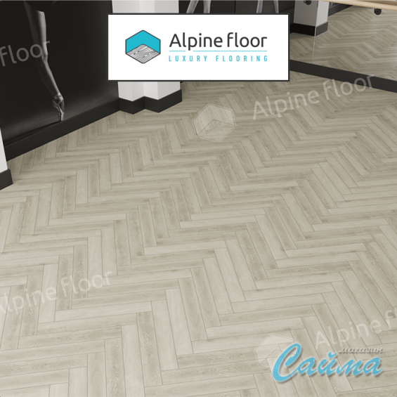 Ламинат Alpine Floor Herringbone Дуб Монпелье LF102-6