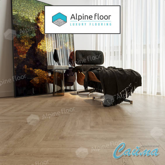 Ламинат Alpine Floor Herringbone Дуб Прованс LF102-7