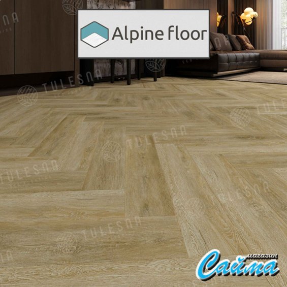 Клеевая Кварц-Виниловая LVT Плитка Alpinfloor Art Parquet LVT  Eccellent