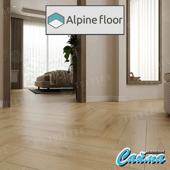 Клеевая Кварц-Виниловая LVT Плитка Alpinfloor Art Parquet LVT  Famoso