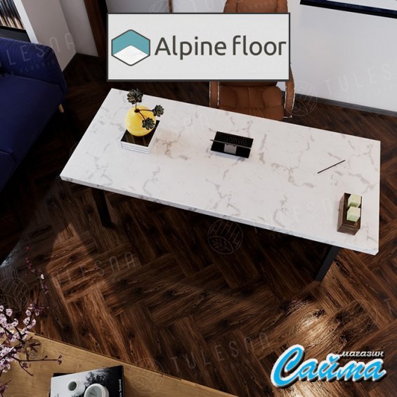 Клеевая Кварц-Виниловая LVT Плитка Alpinfloor Art Parquet LVT  Allegro