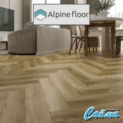 Замковая Каменно-Полимерная SPC Плитка Alpinfloor Art Parquet Клеевая Кварц-Виниловая LVT Плитка Alpinfloor Art Parquet GRAZIOSO 1005-6