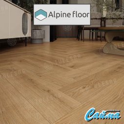 Замковая Каменно-Полимерная SPC Плитка Alpinfloor Art Parquet Клеевая Кварц-Виниловая LVT Плитка Alpinfloor Art Parquet NOBILE 1005-11