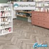 Клеевая Кварц-Виниловая LVT Плитка Alpinfloor Chevron Alpine LVT  Дуб Исида Chevron - Фото №1