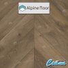 Клеевая Кварц-Виниловая LVT Плитка Alpinfloor Chevron Alpine LVT  Дуб Насыщенный Chevron - Фото №2