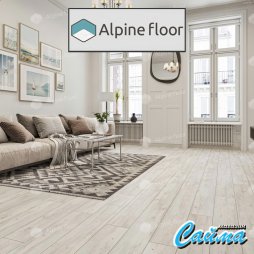 Замковая Каменно-Полимерная SPC Плитка Alpinfloor Classic Light Клеевая Кварц-Виниловая LVT Плитка Alpinfloor Classic Light Акация Click ECO-107-88-MC