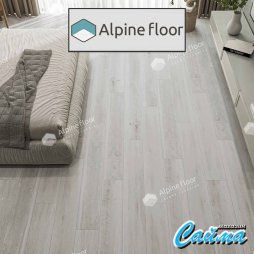 Замковая Каменно-Полимерная SPC Плитка Alpinfloor Classic Light Клеевая Кварц-Виниловая LVT Плитка Alpinfloor Classic Light Дуб Выбеленный ECO-182-88-MC