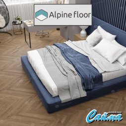 Клеевая Кварц-Виниловая LVT Плитка Alpinfloor Easy Line ФРАНЦУЗСКАЯ ЕЛОЧКА ЕСО-3-25