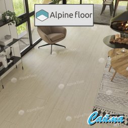 Клеевая Кварц-Виниловая LVT Плитка Alpinfloor Easy Line ДУБ СНЕЖНЫЙ ЕСО-3-14