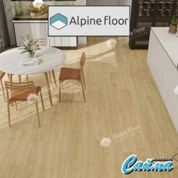 Клеевая Кварц-Виниловая LVT Плитка Alpinfloor Easy Line ДУБ КРЕМОВЫЙ ЕСО-3-23