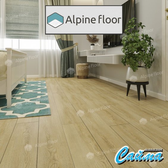 Клеевая Кварц-Виниловая LVT Плитка Alpinfloor Easy Line  Тисс ЕСО-3-32