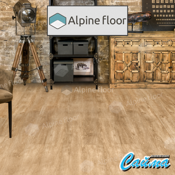 Клеевая Кварц-Виниловая LVT Плитка Alpinfloor Easy Line  Камфора ЕСО-3-31