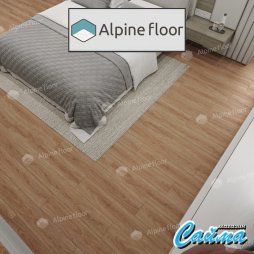 Клеевая Кварц-Виниловая LVT Плитка Alpinfloor Easy Line ДУБ КОФЕЙНЫЙ ЕСО-3-15