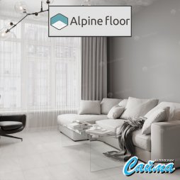 Клеевая Кварц-Виниловая LVT Плитка Alpinfloor Light Stone Брайс ECO-15-7