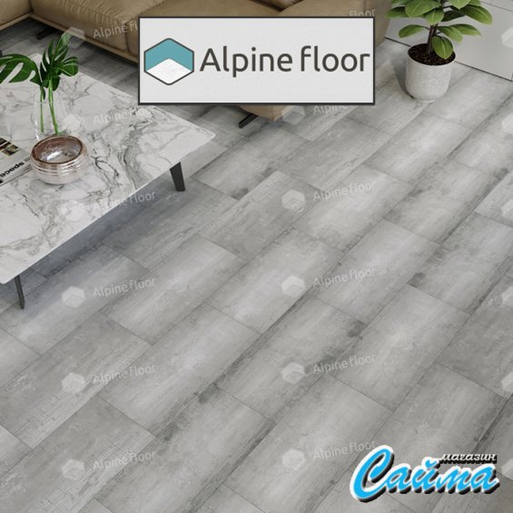 Клеевая Кварц-Виниловая LVT Плитка Alpinfloor Light Stone Корнуолл ECO-15-1