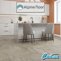 Клеевая Кварц-Виниловая LVT Плитка Alpinfloor Parquet LVT Дуб Фантазия ЕСО-16-1