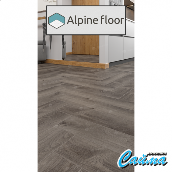 Клеевая Кварц-Виниловая LVT Плитка Alpinfloor Parquet LVT  Дуб Мерга ЕСО-16-13