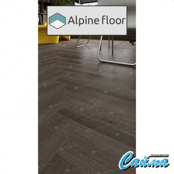 Клеевая Кварц-Виниловая LVT Плитка Alpinfloor Parquet LVT  Дуб Антарес ЕСО-16-19