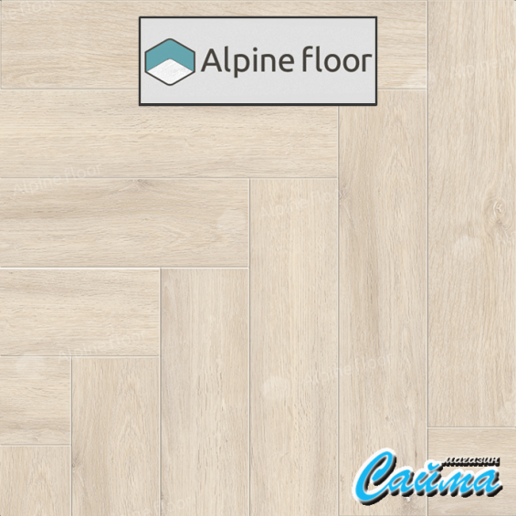 Клеевая Кварц-Виниловая LVT Плитка Alpinfloor Parquet LVT  Дуб Медия ЕСО-16-20