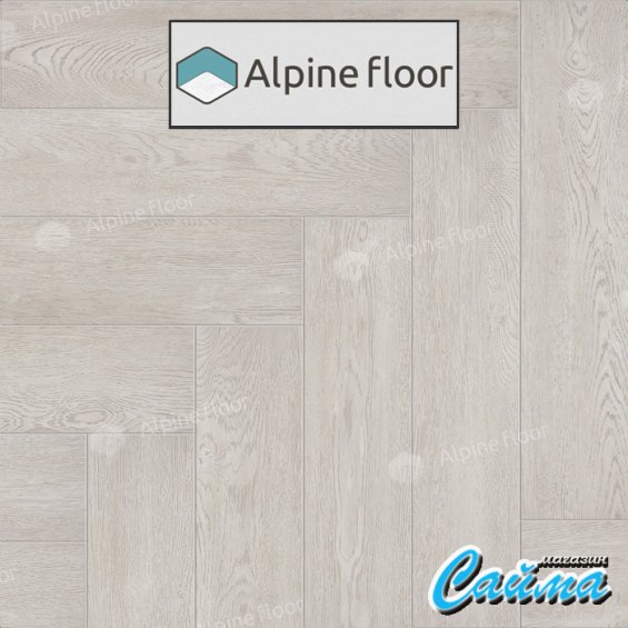 Клеевая Кварц-Виниловая LVT Плитка Alpinfloor Parquet LVT  Голубой Лес ЕСО-16-9