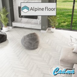 Замковая Каменно-Полимерная SPC Плитка Alpinfloor Parquet Light Клеевая Кварц-Виниловая LVT Плитка Alpinfloor Parquet Light ДУБ АРКТИК ЕСО-13-4-MC