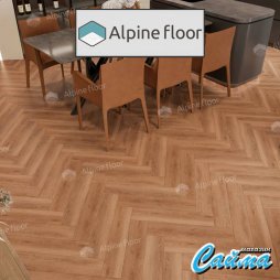 Замковая Каменно-Полимерная SPC Плитка Alpinfloor Parquet Light Клеевая Кварц-Виниловая LVT Плитка Alpinfloor Parquet Light Дуб Капелла ЕСО-13-31-MC