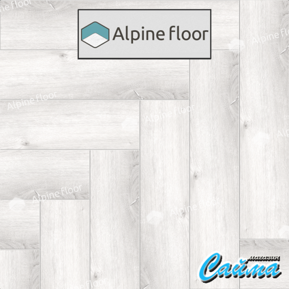 Замковая Каменно-Полимерная SPC Плитка Alpinfloor Parquet Light Дуб Альхена ЕСО-13-12-MC