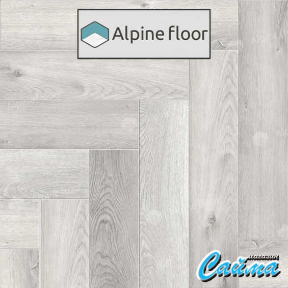 Замковая Каменно-Полимерная SPC Плитка Alpinfloor Parquet Light Дуб Лейтена ЕСО-13-18-MC