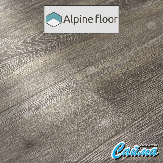 Замковая Каменно-Полимерная SPC Плитка Alpinfloor Parquet Light ВЕНГЕ ГРЕЙ ЕСО-13-8-MC