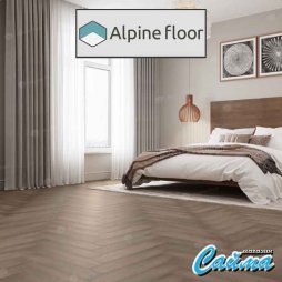 Замковая Каменно-Полимерная SPC Плитка Alpinfloor Parquet Premium Дуб насыщенный ECO-19-7-MC