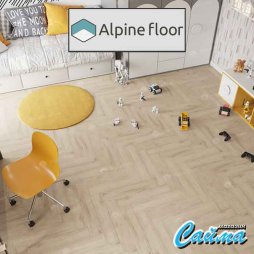 Замковая Каменно-Полимерная SPC Плитка Alpinfloor Parquet Premium Дуб Медия ECO-19-20-MC