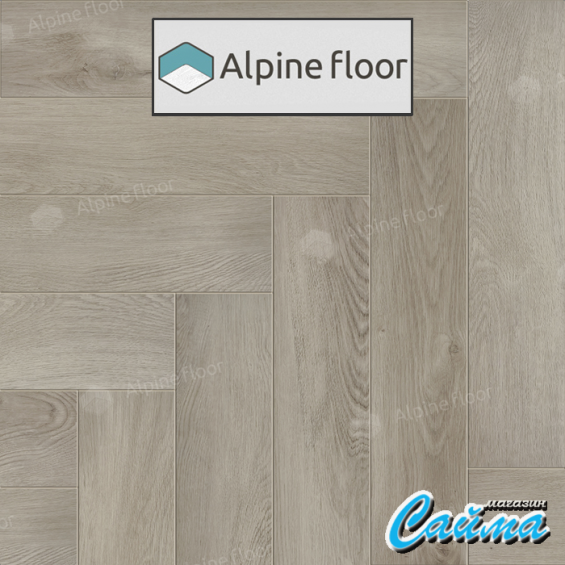 Замковая Каменно-Полимерная SPC Плитка Alpinfloor Parquet Premium Дуб Фантазия ECO-19-1-MC