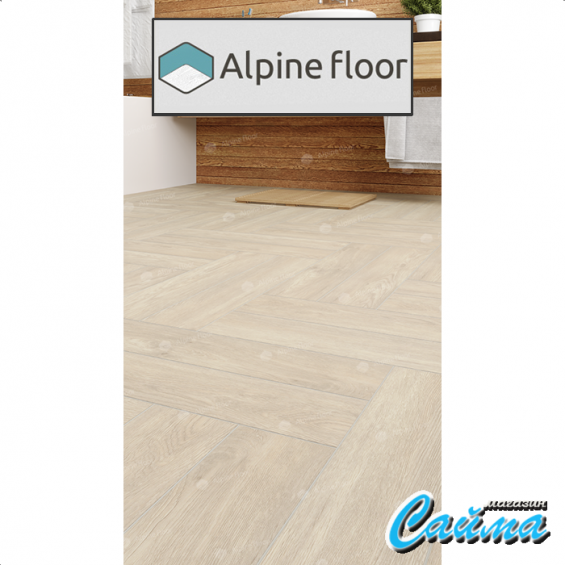 Замковая Каменно-Полимерная SPC Плитка Alpinfloor Parquet Premium Дуб Адара ECO-19-14-MC