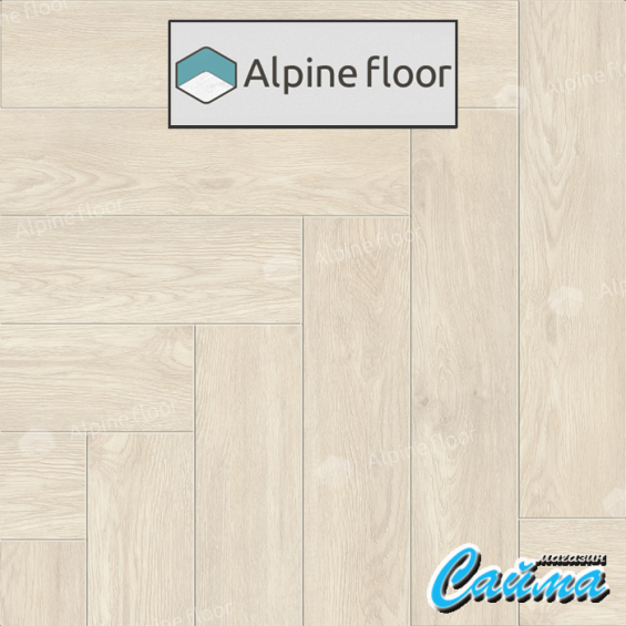 Замковая Каменно-Полимерная SPC Плитка Alpinfloor Parquet Premium Дуб Адара ECO-19-14-MC