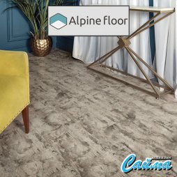 Замковая Каменно-Полимерная SPC Плитка Alpinfloor Stone Mineral Core Клеевая Кварц-Виниловая LVT Плитка Alpinfloor Stone Mineral Core Ричмонд (без подложки) ЕСО-4-1-MC