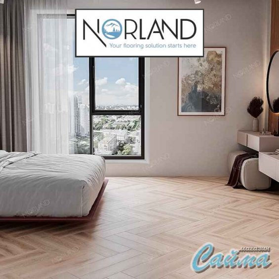 Клеевая Кварц-Виниловая LVT Плитка Norland Lagom Parquet LVT  Deilig 1034-03