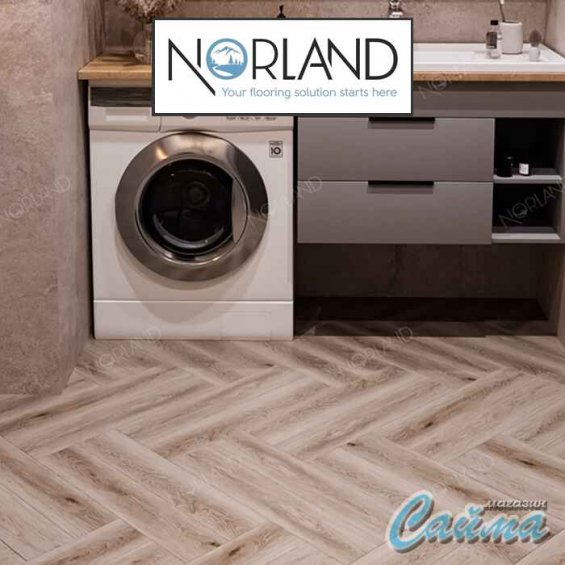 Клеевая Кварц-Виниловая LVT Плитка Norland Lagom Parquet LVT  Bratt 1034-05