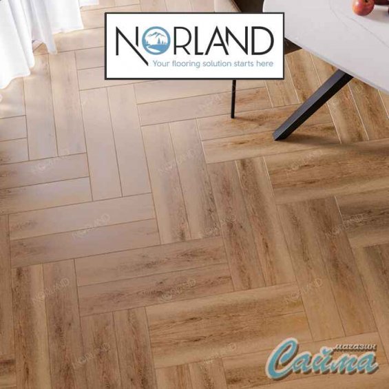 Клеевая Кварц-Виниловая LVT Плитка Norland Lagom Parquet LVT  Mot 1034-10