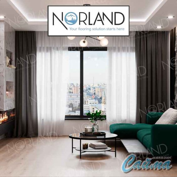 Замковая Каменно-Полимерная SPC Плитка Norland Lagom Parquete  Elegant 1033-8