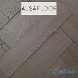 Ламинат Ёлочкой Alsafloor Herringbone тощиной 12 мм Chêne Aronia 542 Chokeberry Oak (Черноплодный Дуб)