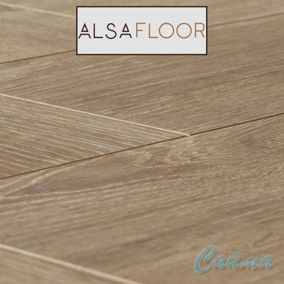 Ламинат Ёлочкой Alsafloor Herringbone тощиной 12 мм Chêne Baléare 622 Balearic Oak (Дуб Балеарский)