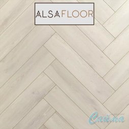 Ламинат Ёлочкой Alsafloor Herringbone тощиной 12 мм Canavese gris 701 (Канавес Серый)