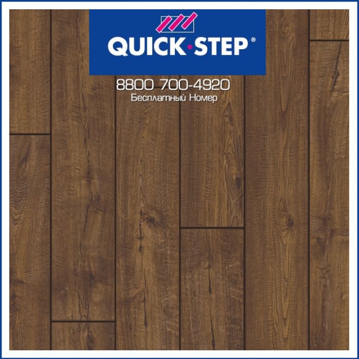 Ламинат влагостойкий quick step impressive дуб деревенский с фаской