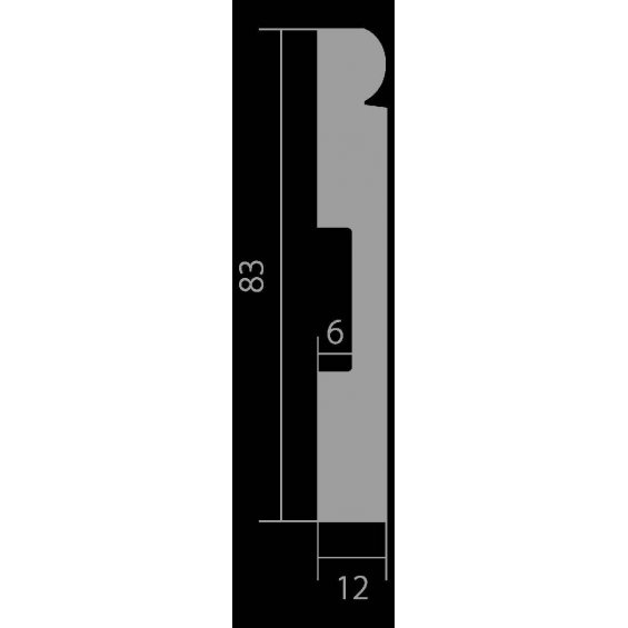 Плинтус UltraWood Base 5051 (12х83х2440)